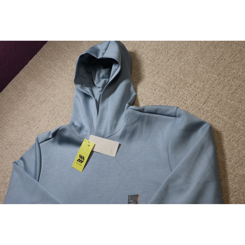 All In Motion Sleek Spacer Pullover Hoodie Light Blue Small TT-022 - Picture 4 of 8